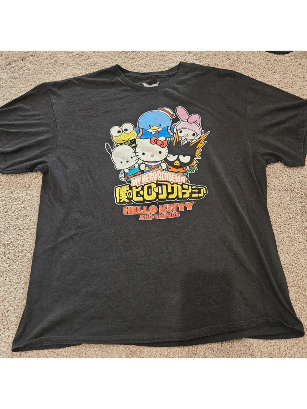 My Hero Academia x Hello Kitty & Friends Sanrio Graphic T-Shirt XL 2021